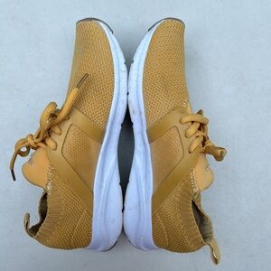 US Polo Assn yellow sneaker; super light weight, breathable knit fabric,
